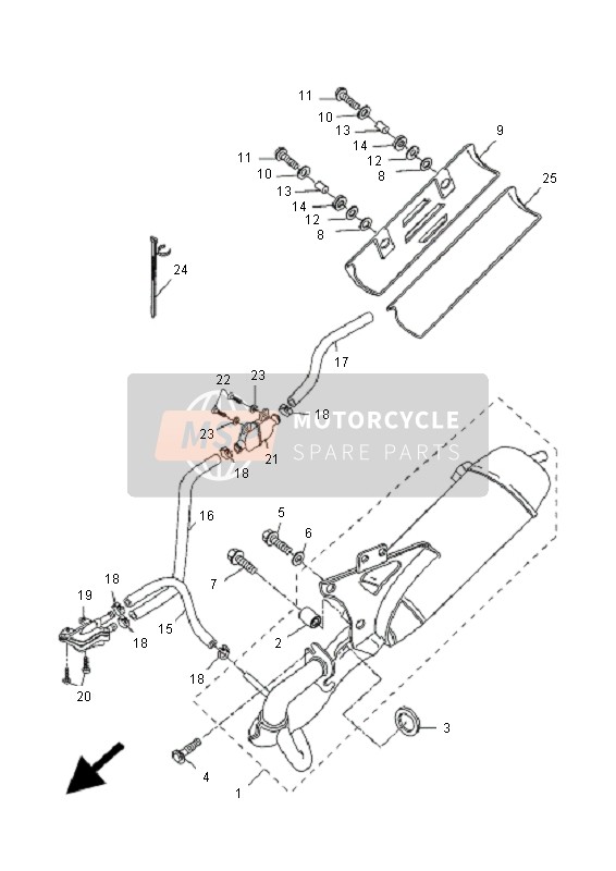 Yamaha CW50L BWS 2007 Cansada para un 2007 Yamaha CW50L BWS